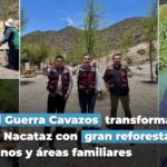 Manuel Guerra Cavazos lidera jornada ecológica en el parque Nacataz.