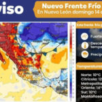 ¡Bajará el termómetro! Frente Frío 21 se aproxima a Nuevo León.