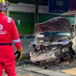 Trató de huir, pero volvió a chocar: detienen a hombre por doble percance vial