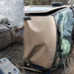 Volcadura en la carretera China–Méndez deja dos fallecidos y una mujer lesionada