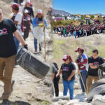 Manuel Guerra Cavazos retira 180 toneladas de desechos y 350 llantas en intensa jornada ambiental en García