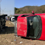 Cinco heridos tras fuerte impacto en la Carretera Nacional