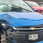 Caos en Morones Prieto: Carambola deja a una joven herida y un conductor detenido