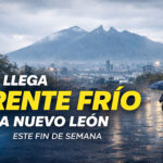 Prevén marcado descenso de temperatura y lluvias por nuevo frente frío en Nuevo León