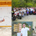 Manuel Guerra Cavazos inaugura la primera ruta oficial de senderismo en García