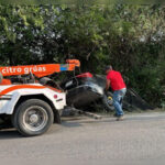 Movilización en Santiago: accidente vial en las inmediaciones de La Boca deja una persona herida