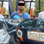 Persecución en Guadalupe: tres detenidos y un policía herido