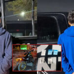 Aseguran a menores de edad por portación de droga y circular en moto sin placas