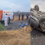 Vuelca camioneta en Bustamante; mueren dos pasajeros y una bebé sobrevive