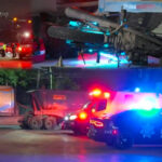 Motocicleta se estrella contra tráiler en Monterrey; conductor termina hospitalizado