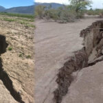 Se abre la tierra en Arteaga: Aparece enorme grieta de 200 metros y movilizan a rescatistas