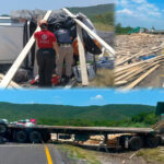 Accidente vial provoca cierre total de la Carretera Nacional en Montemorelos