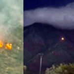 Rayo impacta el Cerro del Fraile y provoca incendio en la zona alta