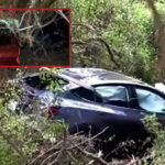 Conductor dormita al volante y cae a un barranco de 15 metros en San Pedro