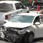 Joven termina hospitalizada tras choque en Díaz Ordaz; investigan quién se pasó el semáforo