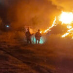Arde basurero municipal en Monterrey: fuego afecta área de 400 metros