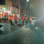 Accidente vial en San Bernabé deja a una mujer lesionada tras impactar su motocicleta