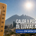 Prevén máxima de 36 grados y lluvias aisladas este jueves en Monterrey; el calor aumentará el fin de semana