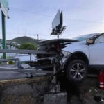 Aparatoso accidente en San Pedro deja a mujer de 73 años herida; fue trasladada al hospital