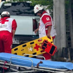 Padre e hija resultan heridos tras ser arrollados por camión en San Bernabé; iban a bordo de motocicleta