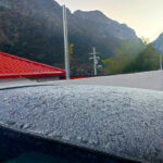¡Primera helada de la temporada! Cubre escarcha a la Sierra de Santiago a 0 °C